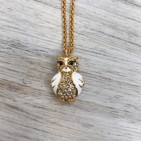Kate Spade Star Bright Owl Mini Pendant Necklace - Picture 4 of 7